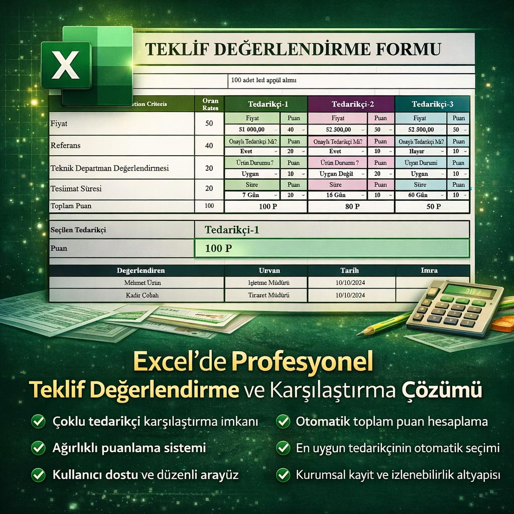 Teklif Değerlendirme Formu